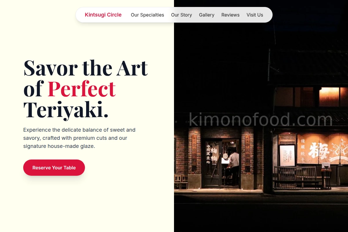 Teriyaki Japanese Food