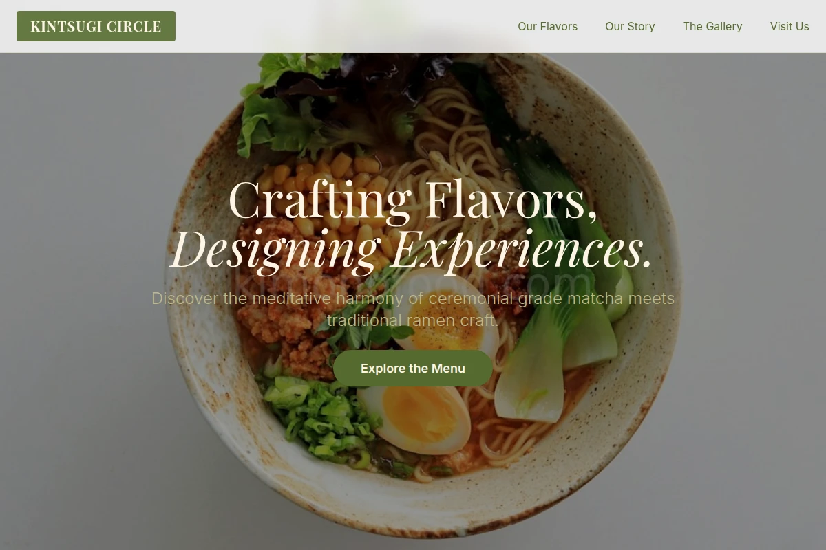 Matcha Ramen